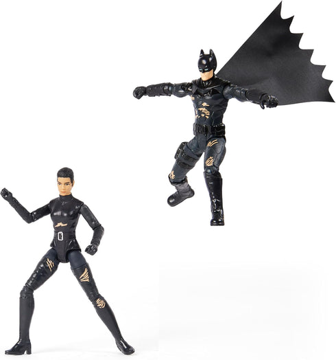 The Batman 2022 Movie Series Selina Kyle Chase Set with Batman and Motorcycle...