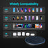 Wireless Charging Pad 20W, Wireless Charger iPhone, Fast Wireless Charger Compatible with Samsung Galaxy S24 S23 S22 S21 S20 FE, Wireless Charger ...