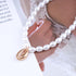Bohemian Pearl Shell Chain Anklet Gold Seashell Ankle Bracelet Pearl Cowrie Shell Anklet Adjustable Pearl Anklet Chain Summer Beach Foot Chain Jew...