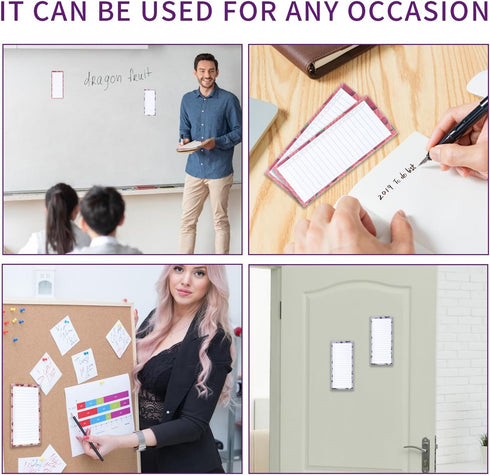 4Magnetic Notepads for Refrigerator Grocery List Magnet Pad for Fridge Magnetic Grocery List pad for Fridge 60 Sheets Per Note Pads (4 Fruits - 2)...