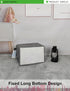 LANGYASHAN Rectangular Storage Bin Collapse Canvas Fabric Cartoon Storage Basket with Handles for Organizing Home Kitchen Boys and Girls Toys Offi...