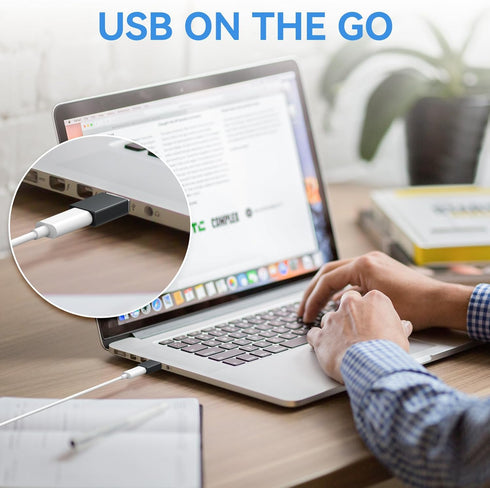 USB to USB C Adapter 3 Pack,Type C Female to A Male Charger Converter Compatible with Apple Watch Ultra iWatch 8 7,iPhone 15 14 13 12 Pro Max Plus...