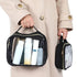 PACKISM Clear Makeup Bags - TSA Approved Toiletry Bag with Handle Large Opening, Clear Toiletry Bags for Traveling Travel Essentials, Clear Travel...
