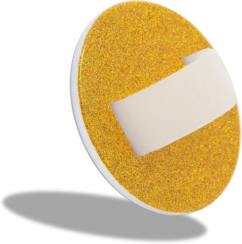 Sonix Magnetic Phone Grip, Removable Silicone Ring Loop Holder | Compatible with MagSafe | Glitter - Gold...