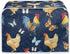 Toaster Dust Cover, Washable Toaster Cover 4 Slice, Chicken Rooster Decorative Bread Maker Cover Dust Fingerprint Protection, Kitchen Appliance Pr...