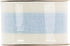 MEEDEE Blue and White Stripe Ribbon Blue White Ribbon Blue Wired Ribbon 2.5 Inch Light Blue Burlap Ribbon with Ivory Stripe Edge Blue Wired Christ...