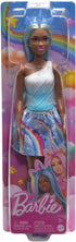 Barbie Unicorn Doll with Blue Fantasy Hair, Ombre Blue Outfit & Unicorn-Themed Fantasy Accessories...