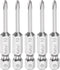 5pcs Y3 Tri-point Screwdriver Bit 1/4" Hex Shank 2" Length Magnetic Y Type Screw Driver Power Tool...