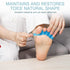 2 Pcs Toe Spacers for Women and Men - Metatarsal Yoga Cushion - Therapeutic Stretchers for Plantar Fasciitis, Bunions, Silicone Toe Separators (Bl...