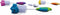 Nuby, Baby Bottle and Nipple Brush with Sponge Tip and Hook Base, Colors May Vary...