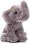 The Petting Zoo Elephant Stuffed Animal Plushie, Gifts for Kids, Wild Onez Babiez Wildlife Animals, Elephant Plush Toy 6 Inches...