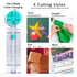 Paper Trimmer Craft Paper Cutter: 4 Style multi-function Scrapbooking Tool with Dial Blades of Straight,Wave,Dotted,perforated,Creasing for Cuttin...