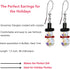 Body Candy Handcrafted Snowman Holiday Earrings Created with Crystal for Women, Mother, Friend, Wife...