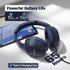 RUNOLIM Hybrid Active Noise Cancelling Headphones, 65H Playtime, Built-in Microphone, Bluetooth Wireless Over Ear Foldable Headphones with HiFi Au...
