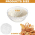 100Pcs Bowl Covers, Adjustable Elastic Bowl Covers for Bread Proofing Reusable Fresh Keeping Bags, Plastic Bowl Covers Bread Cover for Rising Brea...