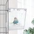 PINVNBY Bird Bath Box,Parrot No-Leakage Bathtub for Cage Hanging Tube Shower Box Cage Accessory with Water Injector and Balls Toys for Small Pet B...