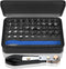 37pcs Mini Ratchet Screwdriver Set with 1/4" S2 Steel Bits, 90 Degree Right Angle Screwdriver, 36-Tooth Low Profile Reversible Ratchet Wrench, Mag...