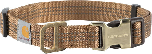 Carhartt Dog Collar Brown/Brushed Brass Large...