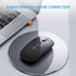 INPHIC Wireless Mouse, 2.4G Silent Rechargeable Ultra Slim USB Portable Mouse, 1600 DPI & 400mAh Battery with Visible Level for Laptop PC Computer...
