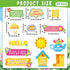 42 Pcs Spring Summer Bulletin Board Set Classroom Decorations Blooming Floral Positive Sayings Bulletin Boards Inspirational Cutouts Border for Sc...