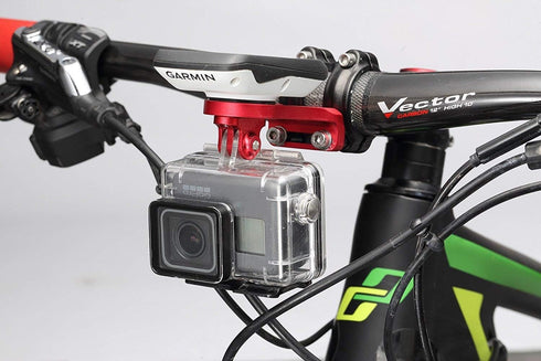 Extended Out-Front Mount, Bike Handlebar Mount for NiteRider Adapter, Sports Action Camera,Garmin Edge 25 130 200 500 510 520 800 810 820 1000 103...