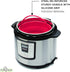 Fox Run Collapsible Silicone Steamer Basket Insert for Instant Pot, 6-Quart, Red...