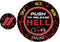 Push Start Button Cover for Dodge Challenger Charger Durango Ram 2015-2024, Engine Start Ignition Kit Cover Badge-Push to Release Hell Stylish Des...
