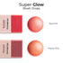MCoBeauty Super Glow Blush Drops, Peach Pink, Luminous Flush for Radiant Cheeks, Vegan, Cruelty Free Cosmetics...