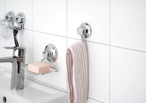 Bath Beyond Suction Cup Hooks (4Pack) - Powerful Vacuum Suction Cup Hooks Heavy Duty Organizer for Kitchen, Bathroom, Restroom, Shower, RV Up to 4...