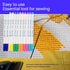 12 Pieces Disappearing Ink Pen Fabric Pen 6 Color Water Erasable Pen Fabric Marker for Sewing Embroidery Supplies DIY Tracing Tools...