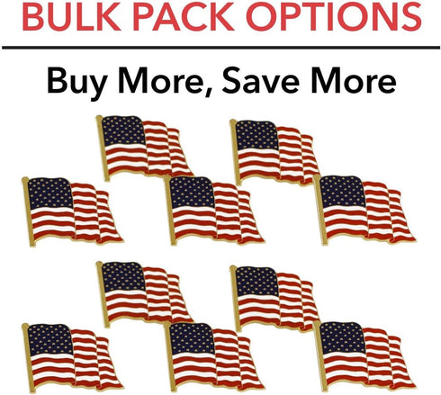 American Flag Lapel Pin Proudly Made in USA (1 Piece)...