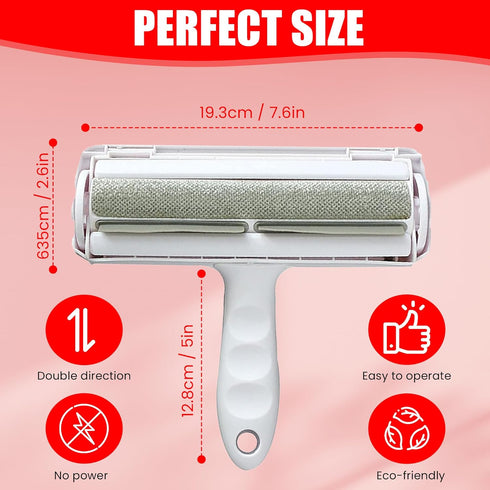 Pet Hair Remover - Dog Hair Remover for Couch - Pet Roller Hair Remover - Cat Hair Remover Furniture - Pet Hair Removal Tool for Clothes - Reusabl...