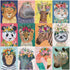 Galison Wild Spirit 500 Piece Puzzle from Galison - 20" x 20" Beautifully Illustrated Puzzle, Thick & Sturdy Pieces, Fun and Challenging Activity ...