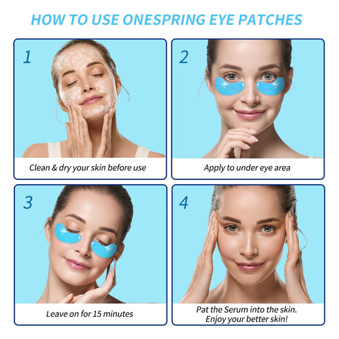 Under Eye Patches for Puffy Eyes - 24 Pairs Retinol Collagen Eye Gel Pads, Reduce Wrinkles, Puffy Eyes, Eye Bags - Eye Mask Skincare, Anti Aging &...
