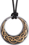 HAQUIL Celtic Triquetra Necklace, Celtic Trinity Knot Charm Amulet Pendant,Celtic Jewelry Gift for Men and Women...