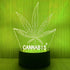 420 Leaf 3D LED Table Lamp Night Light Optical Visual Illusion Home Decor Lighting...