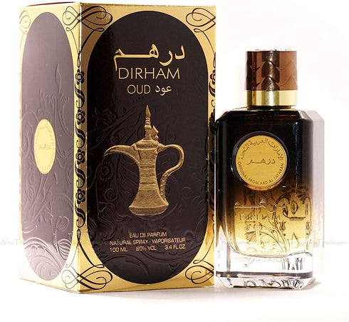 Ard Al Zaafaran Dirham Oud Eau De Parfum Spray, 3.4 Ounce (Unisex)...