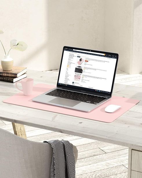 Non-Slip Desk Pad,Mouse Pad,Waterproof PVC Leather Desk Table Protector,Ultra Thin Large Desk Blotter, Easy Clean Laptop Desk Writing Mat for Offi...