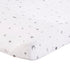 TL Care Printed 100% Cotton Knit Fitted Contoured Changing Table Pad Cover/Sheet - Compatible with Mika Micky Bassinet, Gray Stars and Moons, for ...