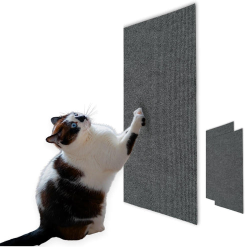 Cat Scratch Mat (3 Pack), 23.6’’ x 11.8’’ Cat Wall Stracther, Versatile Self-Adhesive Replacement Easy Use for Cat Trees, Cat Wall Furniture, Scra...