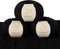 100% Merino Wool Yarn, 6-Ply Luxurious and Soft Yarn for Hand Knitting & Crocheting, 1.76 OZ/50g, 127 yds/116 Meters (Black, 3 Balls)...