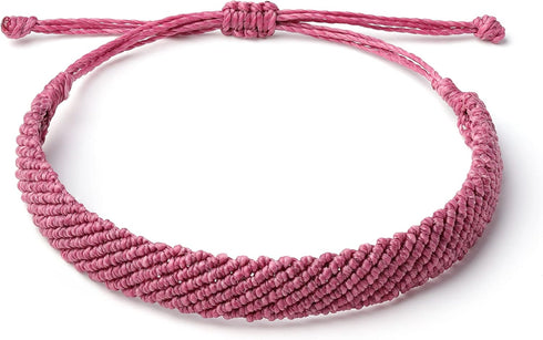 Handmade Waterproof Waxed Thread Woven Bracelet or Anklet - Unisex, Adjustable Beach Jewelry, Friendship Bracelets, Boho Bracelet, Minimalist, Fes...