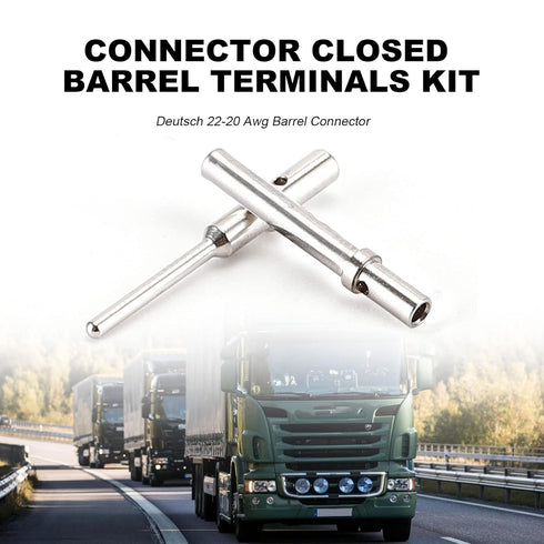 ST6260 DTM Series Connector Terminal Kit Contact Size 20, 40 PCS Male 0460-202-20141 & 40 PCS Female 0462-215-20141, Solid Contacts Wire Gauge 20-...