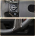 Tocatus Steering Wheel Cover Trim for 2014-2022 Toyota 4Runner SUV Tacoma Tundra, ABS Carbon Fiber 2PCS (5 Holes)...