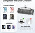 Mini Portable Charger USB C Small Power Bank 4500mAh, Bling Cute Battery Pack for iPhone 15/15 Plus/15 Pro/15 Pro Max, Samsung Galaxy S24/S23/S22,...