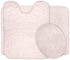 Lavish Home 3 Piece Super Plush Non-Slip Bath Mat Rug Set - Ivory...