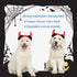 Pet Halloween Headband, Adjustable Devil Horn Hat for Dogs, Cat Halloween Costume Headwear Accessories, Pet Demon Headgear Cosplay for Puppy Kitte...