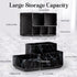 Toothbrush Holder,Bathroom Organizer Countertop, 5 Compartments Multifunctional Storage for Cosmetic, Makeup, Office Stationery Pencil,Toothpaste,...