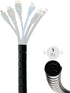Mediabridge™ EZ Cable Bundler (6 Feet) - 1" Width - Flexible & Expandable Cable Management Sleeve (Part# CM1-25-06B)...