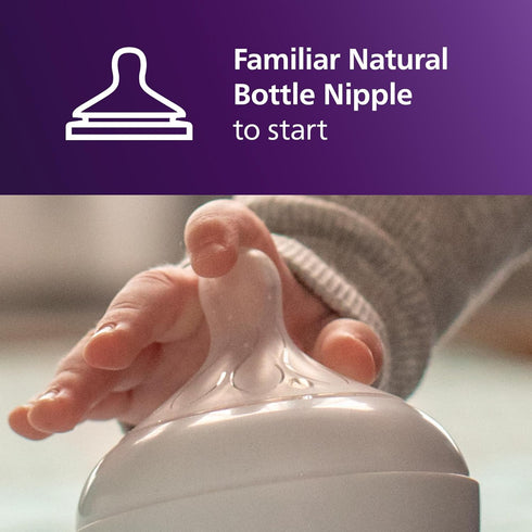 Philips Avent Natural Trainer Cup with Extra Fast Flow Natural Response Nipple (Flow 5) and Soft Spout, 5oz, SCF263/01...
